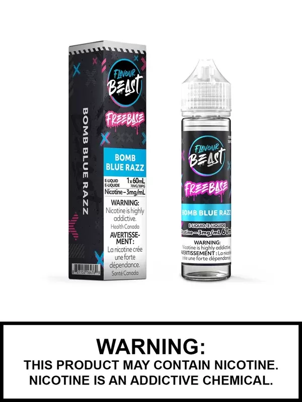 Bomb Blue Razz by Flavour Beast Juice