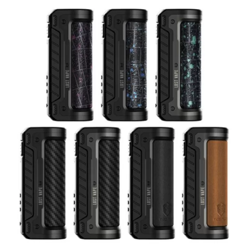 Lost Vape Hyperion DNA100C 100W Box Mod - Gunmetal Calf Leather