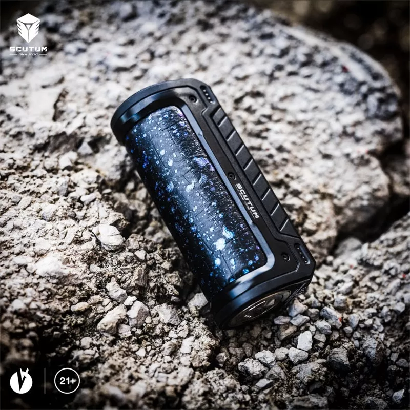 Lost Vape Hyperion DNA100C 100W Box Mod - Gunmetal Calf Leather - Image 3