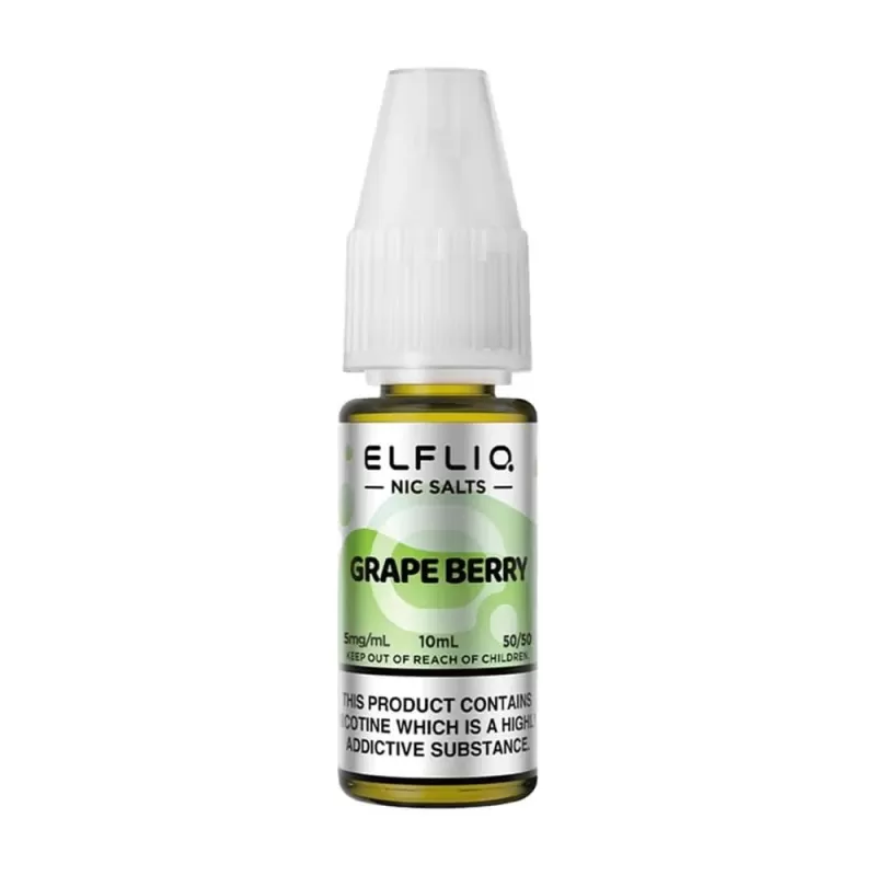 Grape Berry Nic Salt E-Liquid by Elf Bar Elfliq (10ml) - 10mg - Image 2