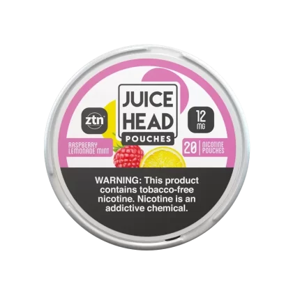 Juice Head Raspberry Lemon Mint - Juice Head Pouches#Raspberry Lemonade Mint~Nic Level#12mg>6mg (A2E596)