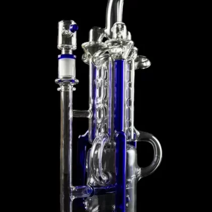 The “Space Station” Recycler Water Bong with Inline Perc - Vape Store