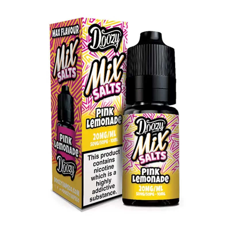 Doozy Mix Salts Pink Lemonade Nic Salt E-Liquid - Vapestreams Co