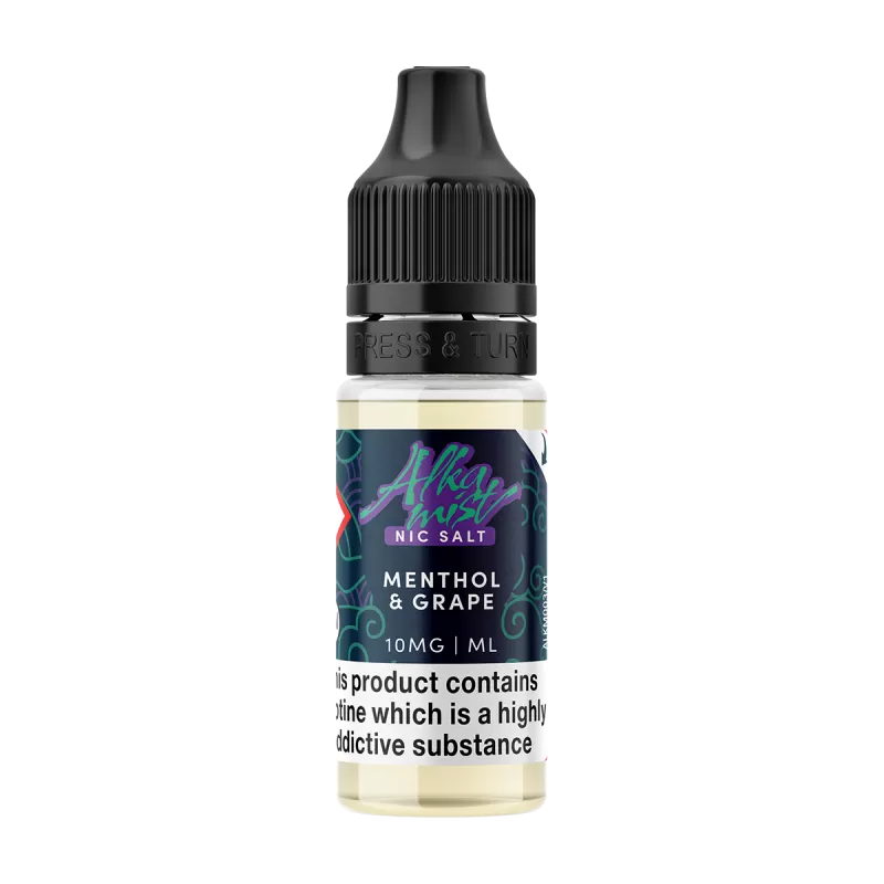 Menthol & Grape Nic Salt by Alka Mist 10ml - Vapeshop Co