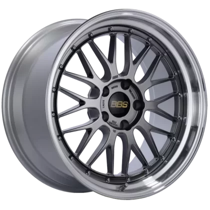 BBS LM 19×8.5 5×112 ET32 Diamond Black Center Diamond Cut Lip Wheel -82mm PFS/Clip Required