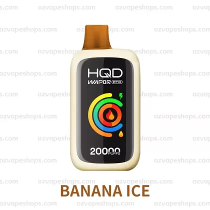 HQD Cuive Slick 20000 – Banana Ice - Vape Store