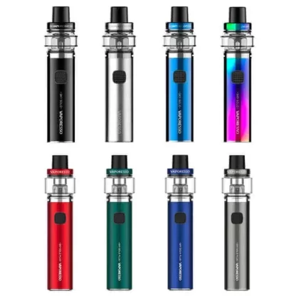 Vaporesso Sky Solo Plus Starter Kit - Color#Black>Blue>Dark Blue>Dark Green>Grey>Rainbow>Red>Silver