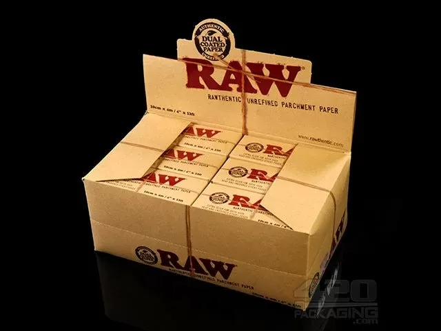 RAW | Parchment Squares | 4in x 4in – Natural – 12 Count