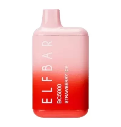 (ELF BAR) EB BC5000 Disposable Vape – 5000 puff – Strawberry ICE