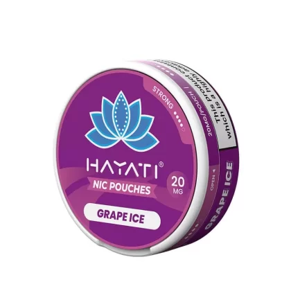 Hayati Grape Ice Nicotine Pouches - Vape Product, Vape Product