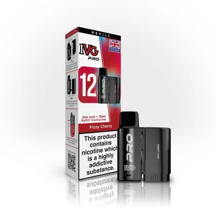 Fizzy Cherry Refill Pods (5-Pack) – IVG Pro 12 | 0mg / 10mg / 20mg Nic Salt