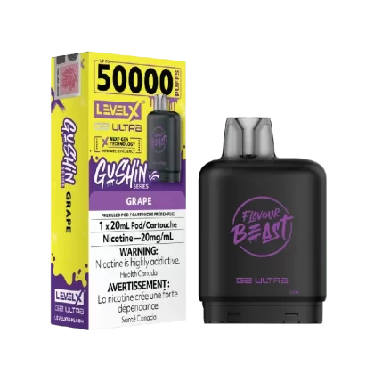 Level X G2 Flavour Beast Ultra Pod – Gushin Grape