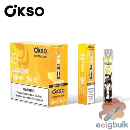 OKSO Crystal Bar 800 Disposable Vape – 800 Puffs & Mesh Coil Tech