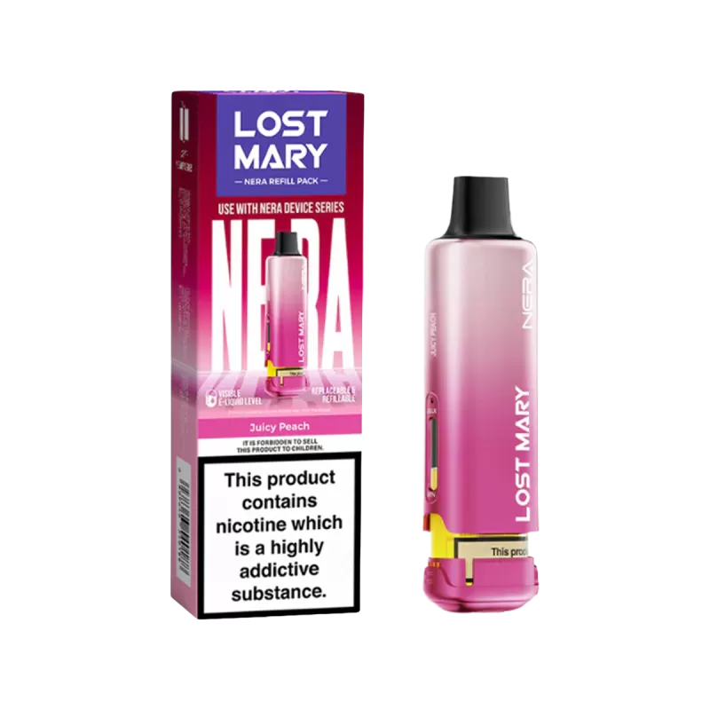 Juicy Peach Lost Mary NERA15K Refill Pack - Ecigwizard