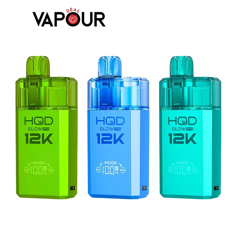 HQD Glow Pro 12K Prefilled Pod Kit - Pineapple Ice