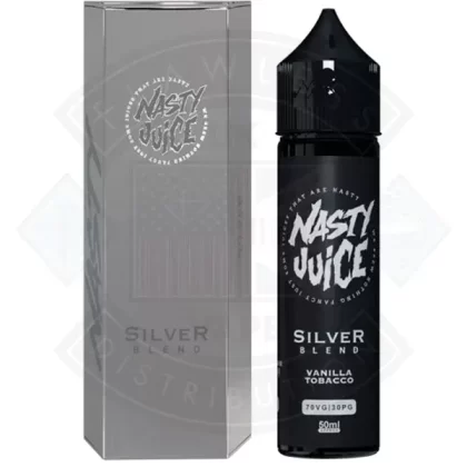 Nasty Juice Tobacco Series – Silver Blend 0mg 50ml Shortfill - Ecigdepot