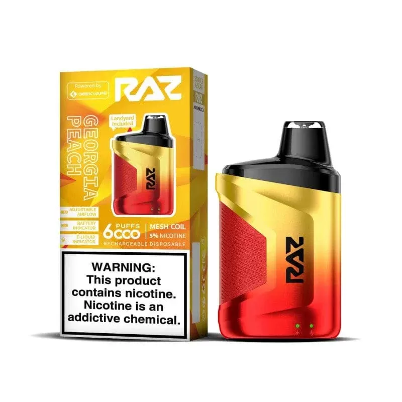 Georgia Peach – RAZ CA6000 - Vape Store