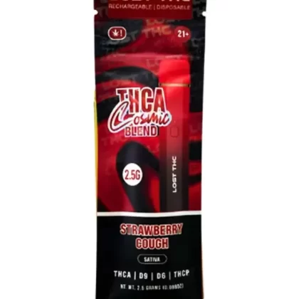 Strawberry Cough Lost THC Cosmic Blend THCA Disposable 2.5G