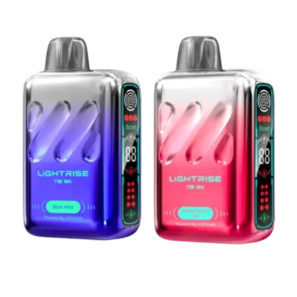 Lost Vape Lightrise TB 18k Vape Disposable (18,000 Puffs) Full-Screen Touch Button - Flavor#Blue Cotton Candy>Banana Cake>Sour Apple ICED>Blue Mint>Blueberry Raspberry>Cool Mint>Watermelon K