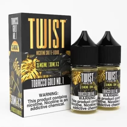 Twist E-Liquid Salts – Tobacco Gold No. 1 2x30ml - Vape Product, Vape Product (B37487)