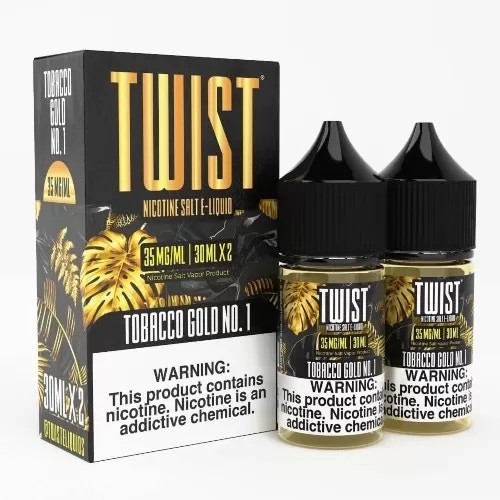 Twist E-Liquid Salts – Tobacco Gold No. 1 2x30ml - Vape Product, Vape Product (B37487)