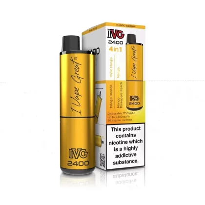 IVG 2400 2 in 1 Multi Flavour Mango Edition