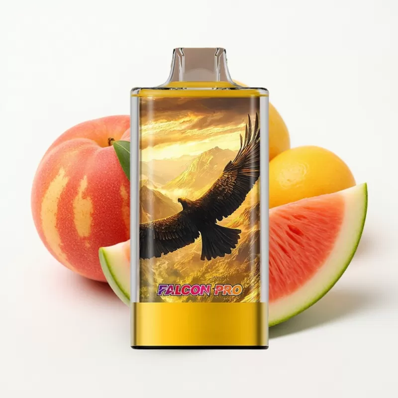 JNR Falcon Pro 28000 30ml 5% Nicotina Durazno Mango Sandía USB-C Dual Mesh - Image 2