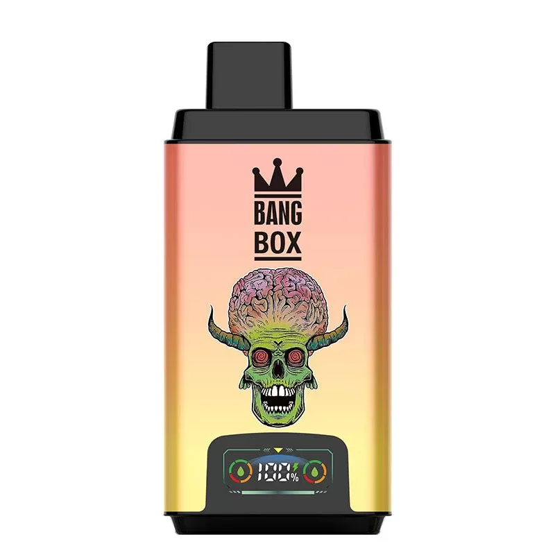 Bang Box 50000 Puffs Dual Flavors Disposable Vape - Flavors#Strawberry Kiwi + Double Grape>Pineapple Mango Peach + Strawberry Cherry>Peach Juice + Blue Razz Lemonade>Blueberry Ice + Lemon Co