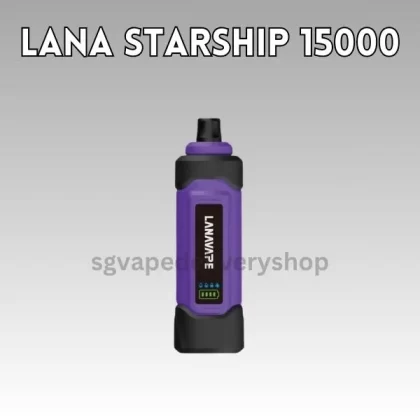 Lana Starship 15000 Puffs - Double Apple