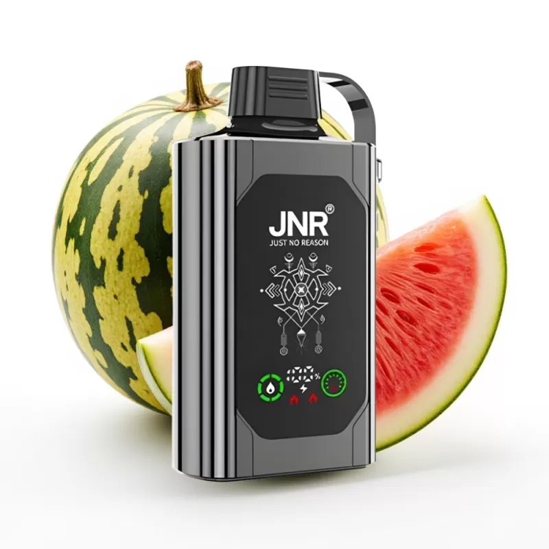 JNR Shisha Hookah Box 20500 Puffs Sandía Helada, 25ml, Dual Mesh Coil