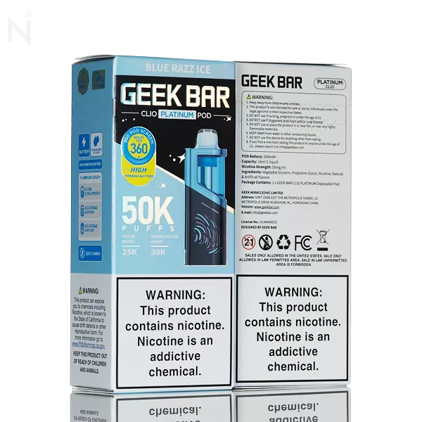 Geek Bar Clio 50K 50,000 Puffs Pod - Code Red - Image 3