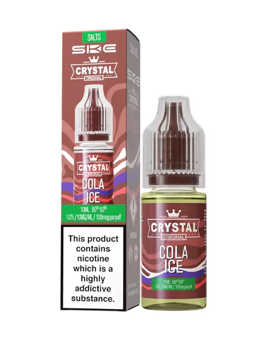 Cola Ice Nic Salt E-Liquid - Crystal Original - 20mg - PG 50%
