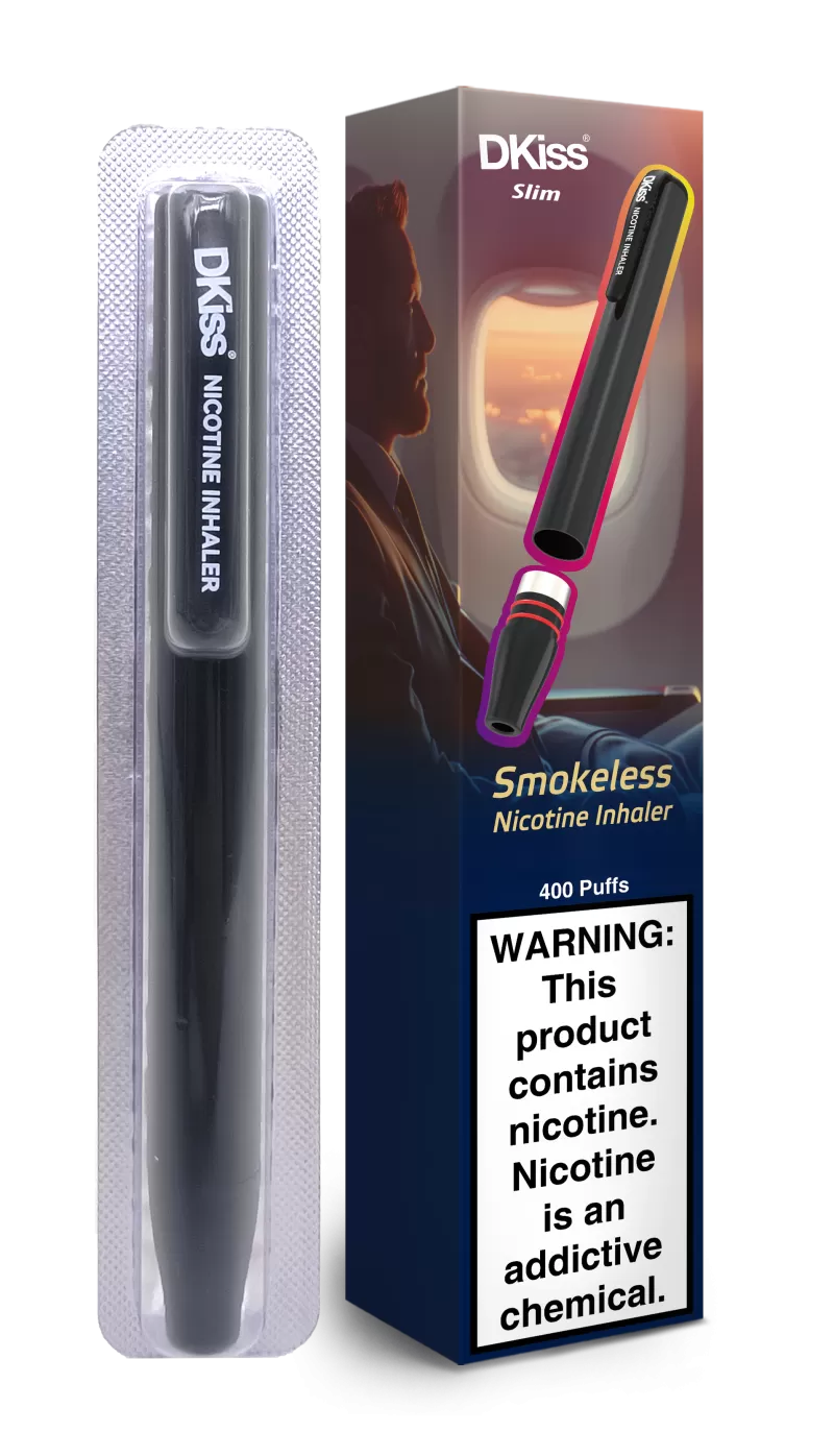 DKiss Slim Smokeless Nicotine Inhaler - 400 puffs - Image 2