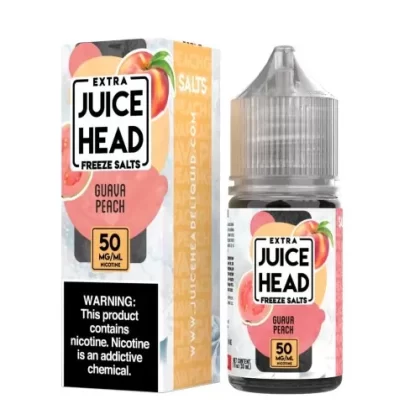 Juice Head Freeze Salt E-Liquid – Guava Peach Freeze – 30ml