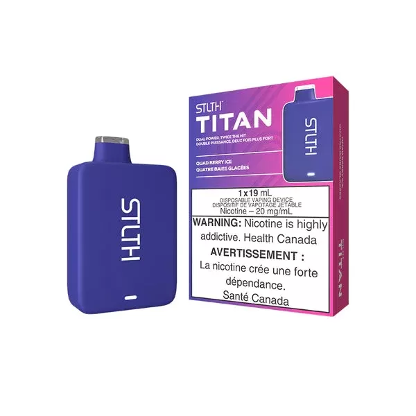 STLTH TITAN Disposable Vape – Quad Berry Ice