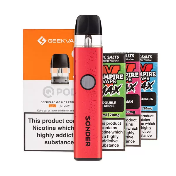 Geek Vape Sonder Q3 Pod Kit Bundle - Beat Black / 1.2ohm - Image 2