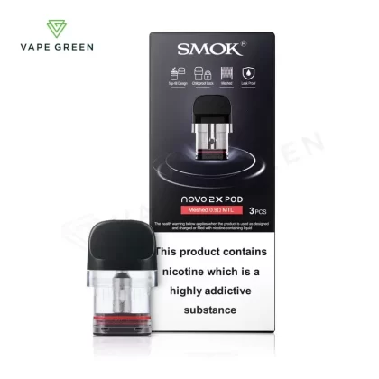 Smok Novo 2X Replacement Pods - Eliquidsupply