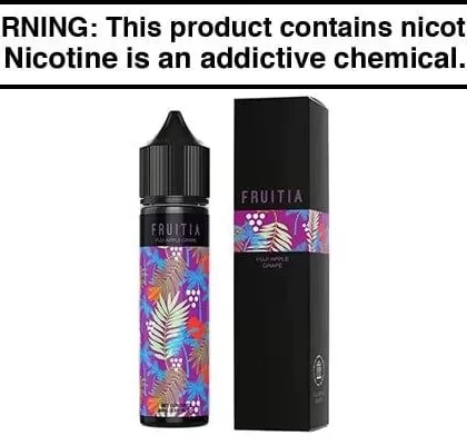 FUJI APPLE GRAPE BY FRUITIA 60ML - Vapejuice