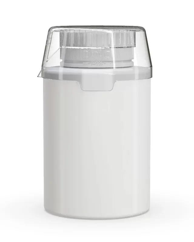 CHUBBY GORILLA | Child Resistant All-In-One Aviator Base Bottles | 500mL – White – 60 Count