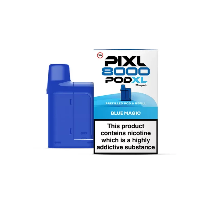 Pixl 8000 Blue Magic Refill Pods - Ejuicewarehouse