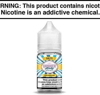 TROPIC MANGO CHILL BY DINNER LADY SALTS 30ML - Vapejuice