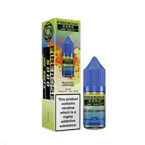 Blue Razz Lemonade Nic Salt E-Liquid by Elux Firerose 5000