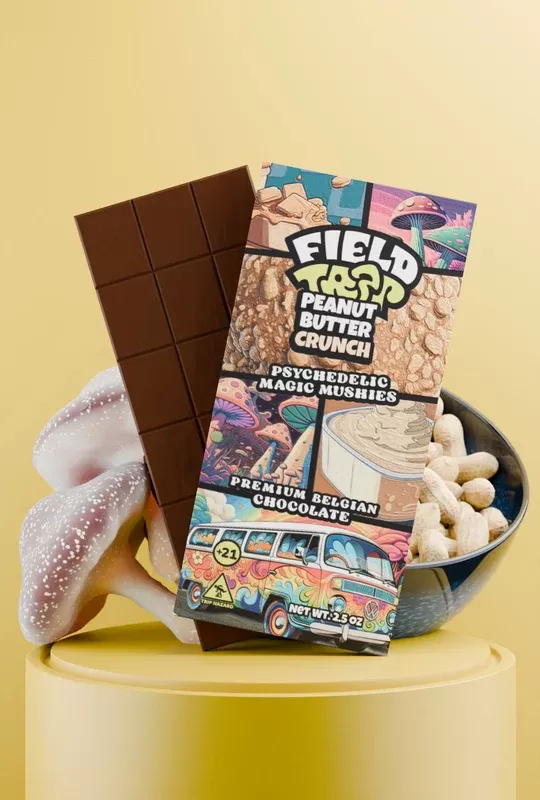 Peanut Butter Crunch – Psychedelic Magic Mushroom Chocolate - Vape Store