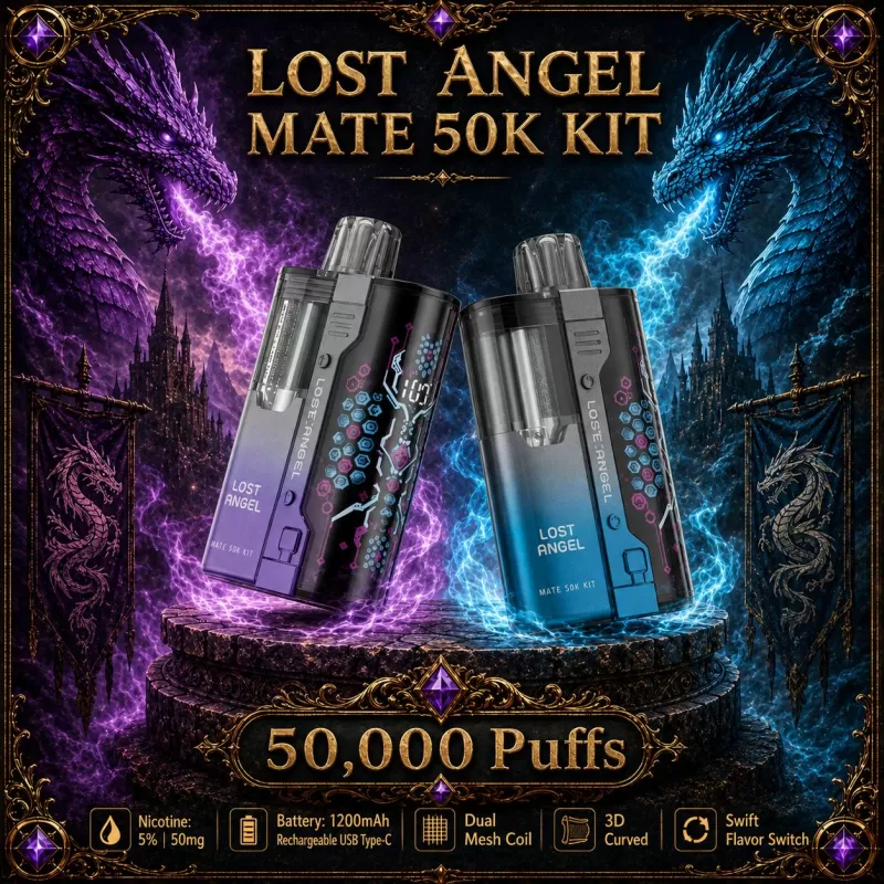 Lost Angel Mate 50K KIT - Blue Razz Ice - Vapeciga