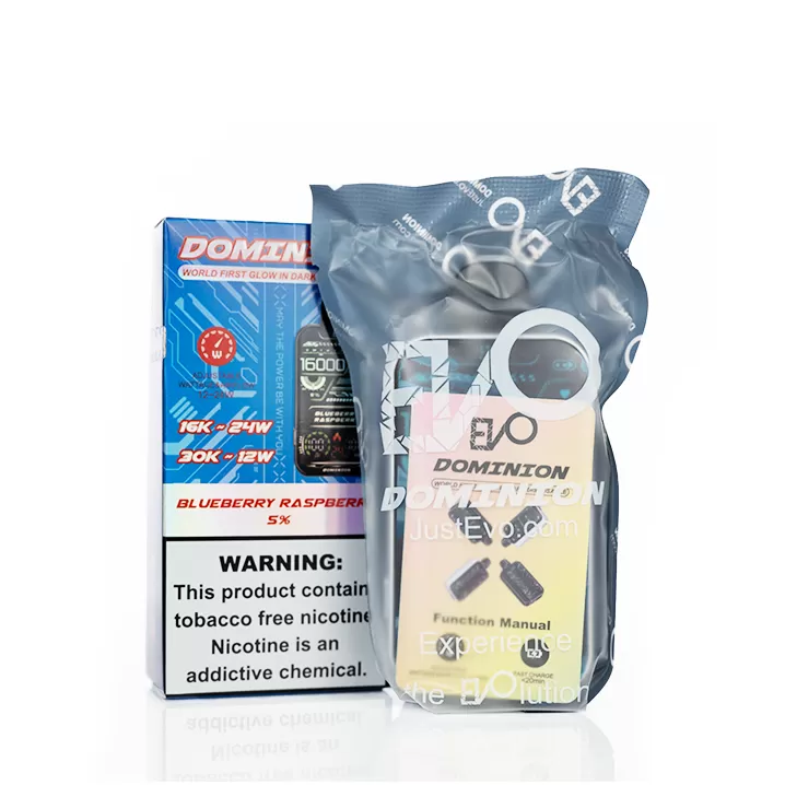 EVO Dominion 16K Puffs Disposable Vape - 25mL - Raspberry Grape - Image 2