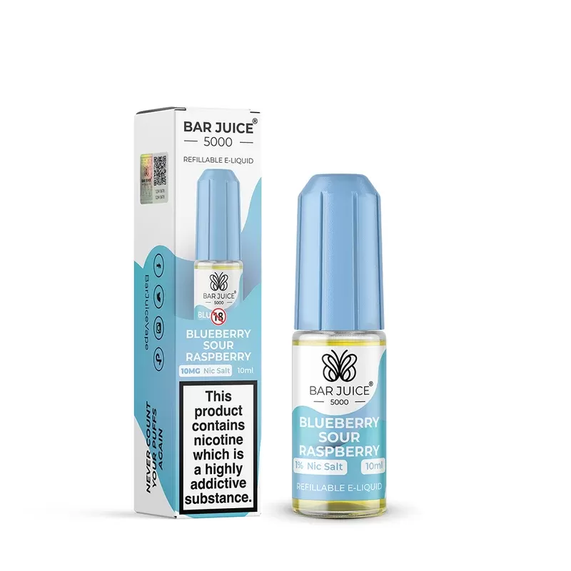 Bar Juice 5000 Blueberry Sour Raspberry Nic Salt - Nicotine Strength#5mg>10mg>20mg