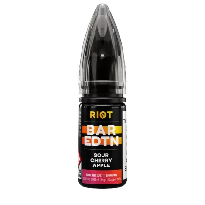 Sour Cherry Apple BAR EDTN Riot Squad Nic Salt E-Liquid - 10mg