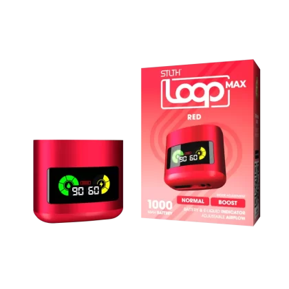 STLTH LOOP MAX Device - Red - Device (wholeseller) (87B31B)