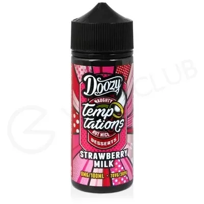 Strawberry Milk Shortfill E-Liquid by Doozy Temptations 100ml