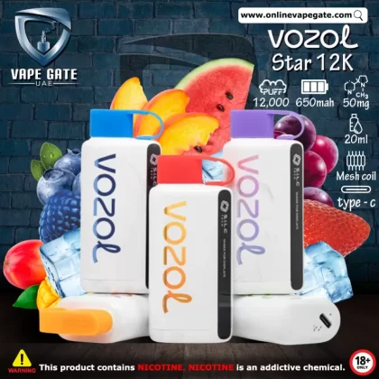Vozol Star 12K Rechargeable Disposable Vape (12,000 Puffs) - Pineapple Coconut Ice / 50 mg